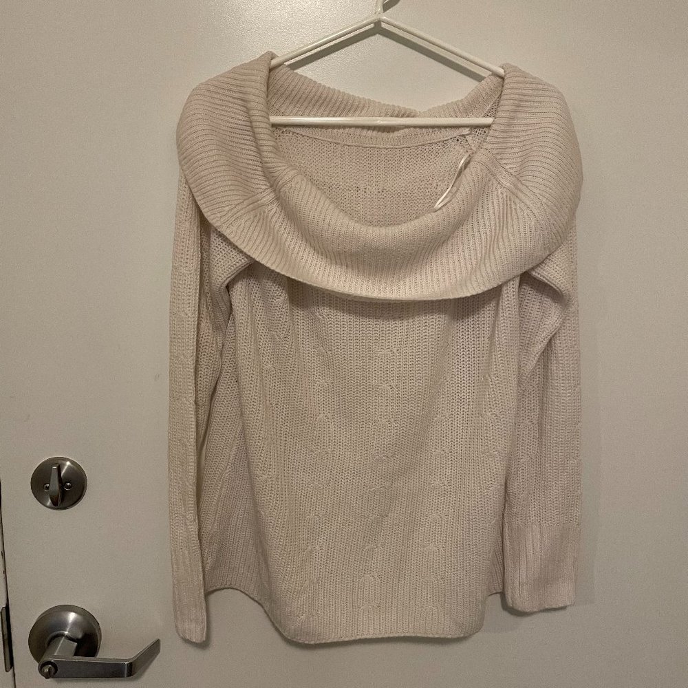 Sanctuary Off-the-Shoulder Knit Sweater